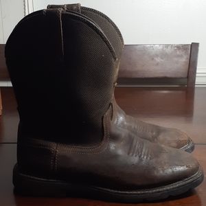 Men's Distressed Brown Work Boots